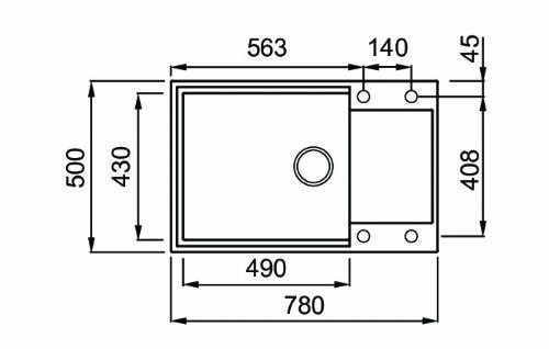 Elleci LMY31078 EASY 310 lavello