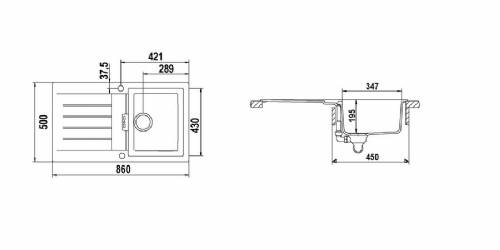 Schock PRID100AP51 PRIMUS D100 lavello