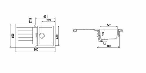 Schock PRID100AP01 PRIMUS D100 lavello