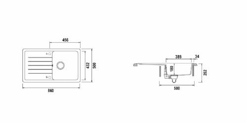 Schock ELED100A16 ELEMENT D100 lavello