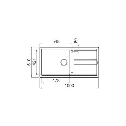 Elleci LKB48097 BEST 480 lavello