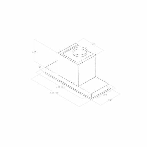 Elica HIDDEN 2.0 IX/A/90 PRF0095073A cappa