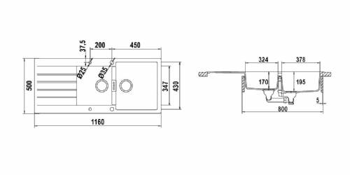 Schock PRID200AP01 PRIMUS D200 lavello