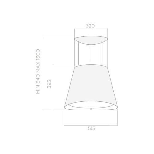 Elica EASY BL/F/50 - PRF0120352 cappa
