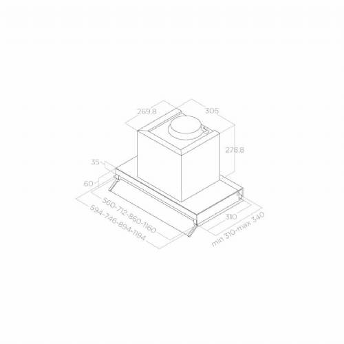 Elica BOXIN LX/IX/A/120 PRF0114762A cappa