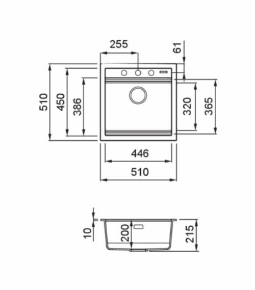 Elleci LKB10499 BEST 104 lavello