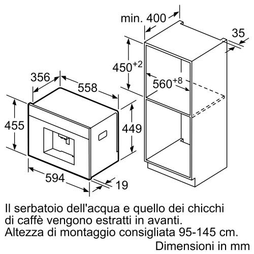 Bosch CTL636EB6 macchina caffè