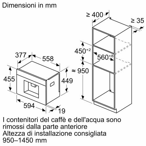 Siemens CT718L1B0 macchina da caffè