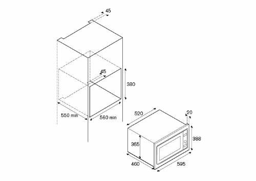 Bertazzoni F457PROMWSX microonde
