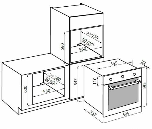 Foster 7122 055 forno
