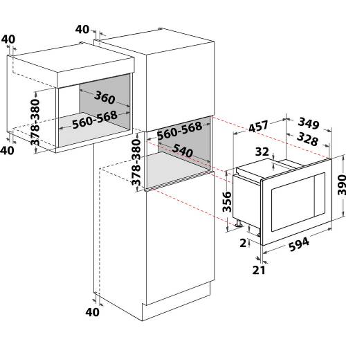 Hotpoint MF20G IX HA microonde