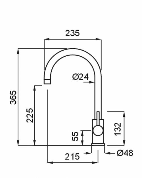 Elleci MGKCLO59 CLOUD miscelatore