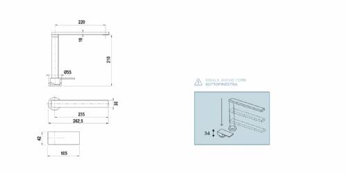 Schock SXLIFTN80 NEW AQUALIFT miscelatore