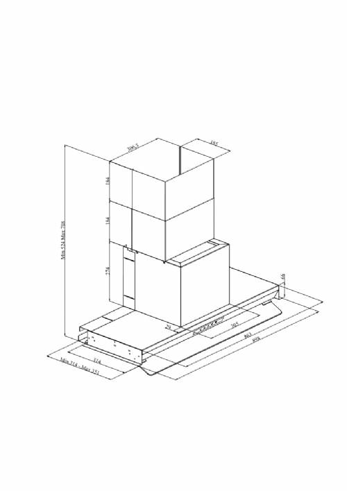 Silverline 3129 INSIDE 3 cappa incasso inox cm 90