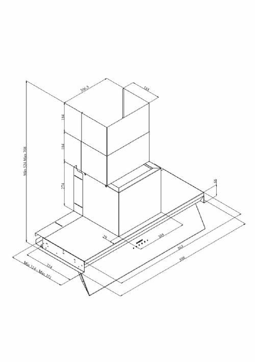 Silverline 3129 INSIDE PRO cappa incasso nera cm 60