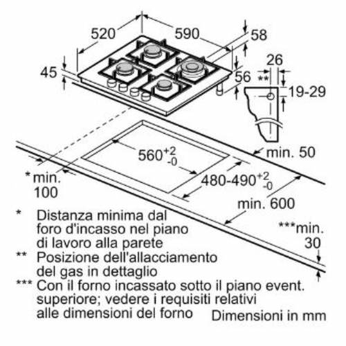 Bosch PNH6B6B90 piano cottura