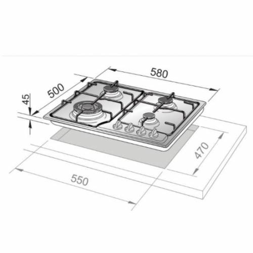 De Longhi ANF 46 PRO piano cottura