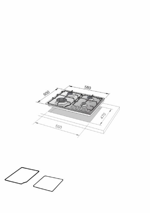 De Longhi FFB 46 ASV piano cottura