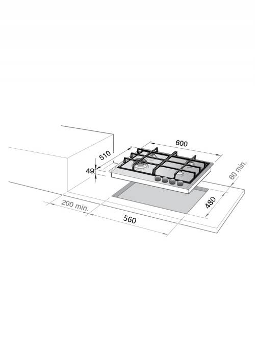 De Longhi NSL 460 N piano cottura