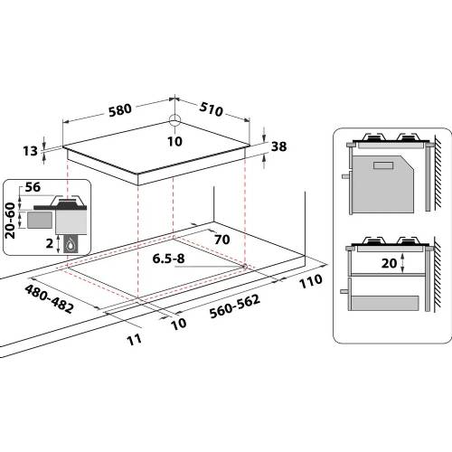 Hotpoint PPH 60G D/IX piano cottura