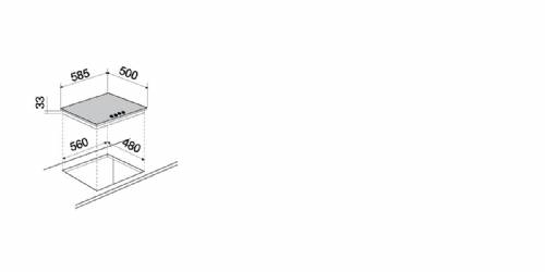Schock STP64H43N PRIMUS PC60 AVG piano cottura