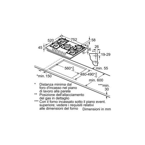 Bosch PPQ7A2B20 piano cottura