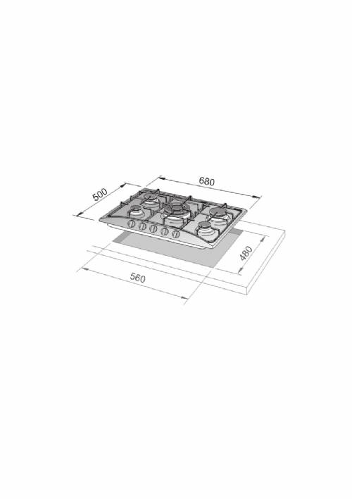 De Longhi PFI 57 GH piano cottura
