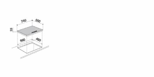 Schock STS85558 Silver 75 piano cottura