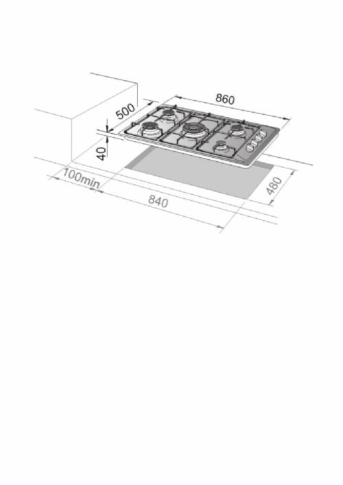 De Longhi FLA 49 RD piano cottura