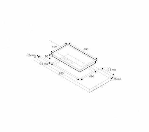 Bertazzoni P905LPRONE piano cottura