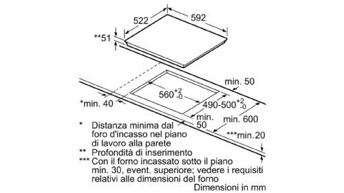 Bosch PUE612FF1J piano cottura