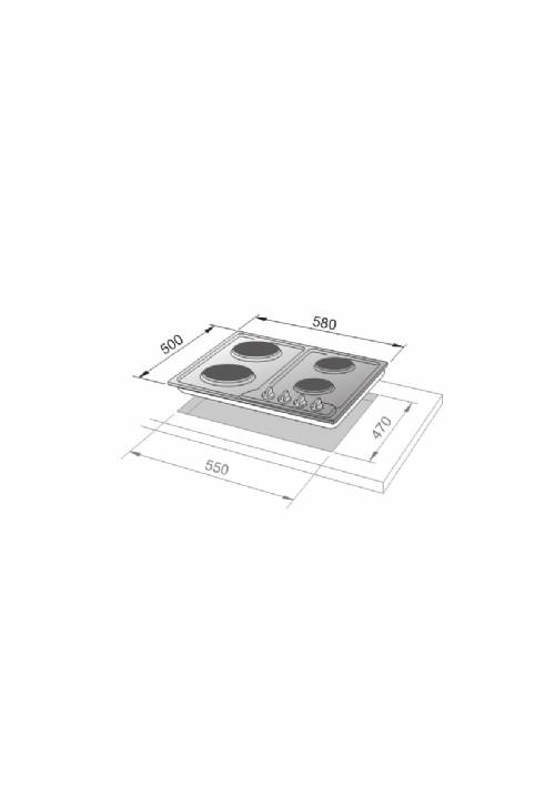 De Longhi FFI 46 ER piano cottura