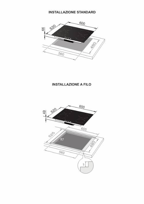 De Longhi PIN 62 piano Cottura