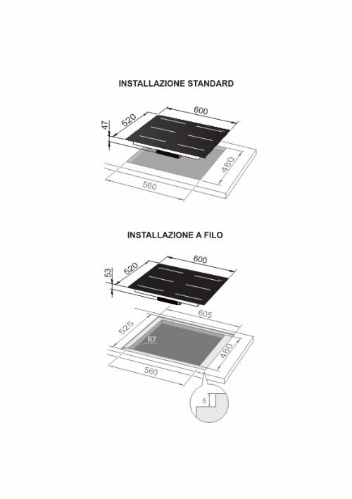 De Longhi SLI 604 piano cottura