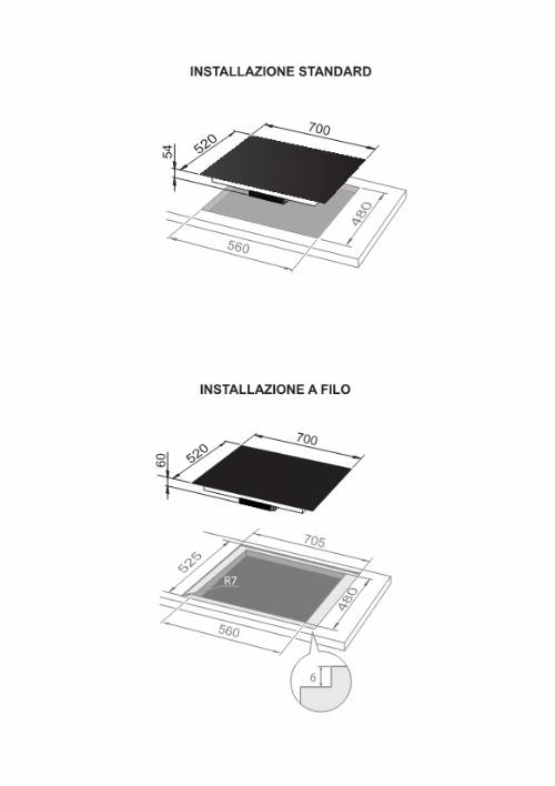 De Longhi PIN 72 piano Cottura