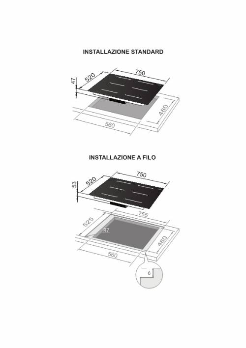 De Longhi SLI 754 piano cottura