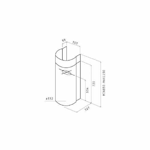Elica STONE IX/A/33 - 61412862B cappa