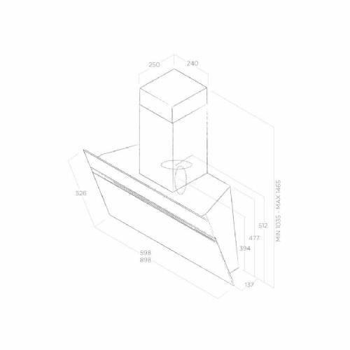Elica STRIPE IX/A/60 - PRF0110514B cappa