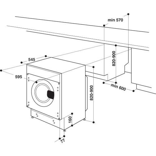 Hotpoint BI WDHG 861484 EU lavasciuga
