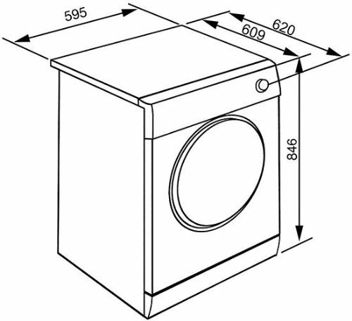 Smeg DHT81EIT Asciugatrice