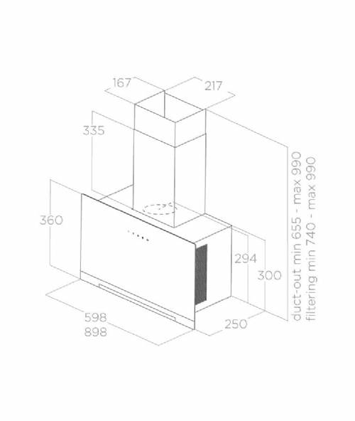 Elica APLOMB BL/A/60 PRF0166940 cappa