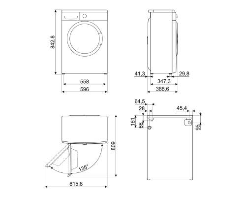 Smeg LBW40CIT Lavatrice