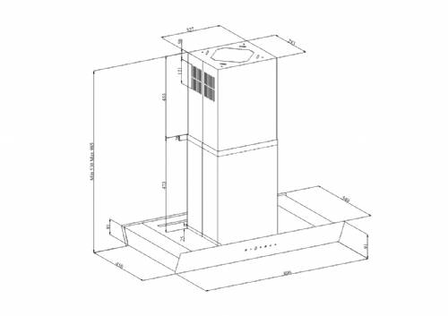 Silverline 4207 cappa a isola