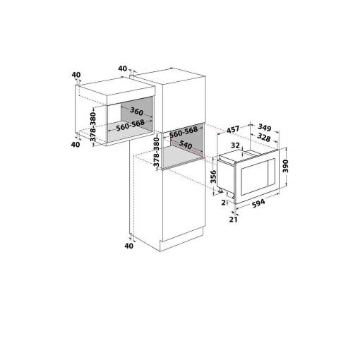 Hotpoint MF20S IX HA microonde
