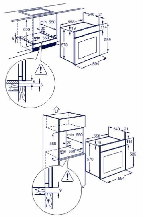 Electrolux KOFGC40BK forno