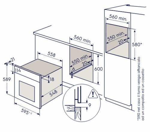Electrolux KOIGH04X forno