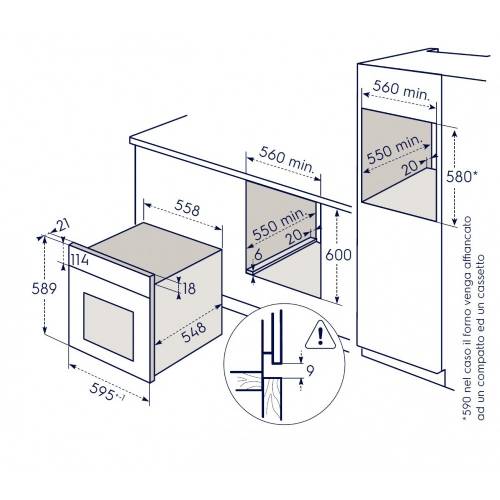 Electrolux KOHHH04W forno