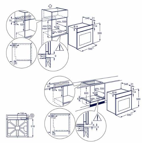 Electrolux KOFFP46TX forno