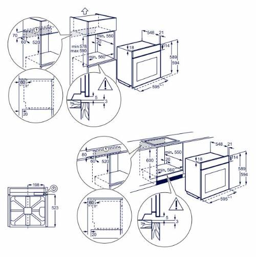 Electrolux KODFP46TX forno