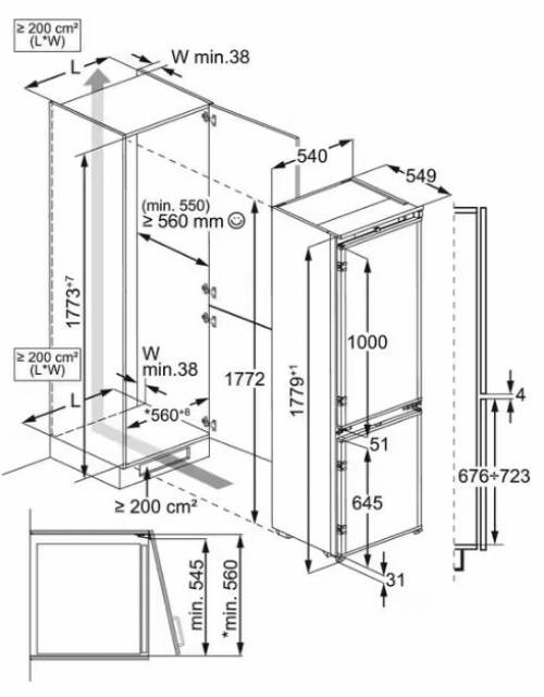 Electrolux KNP7MD18S frigorifero